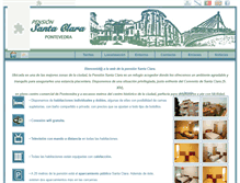 Tablet Screenshot of pensionsantaclara.es